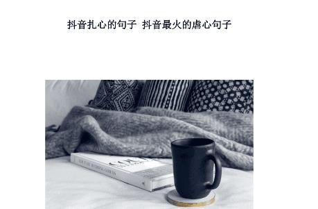 抖音最火爆的今典短句