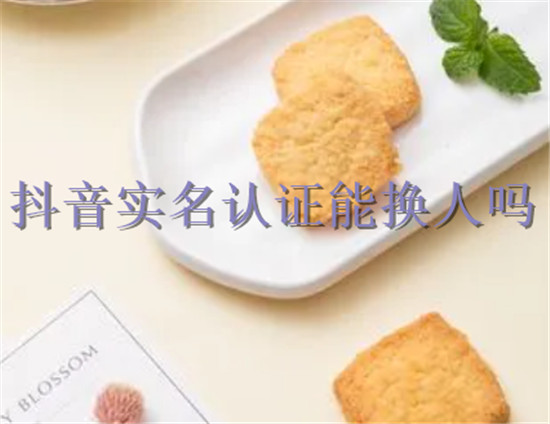 抖音实名认证能换人吗