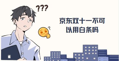 京东双十一不可以用白条吗