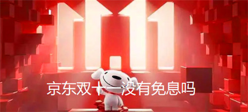 京东双十一没有免息吗
