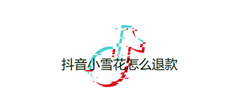 抖音小雪花怎么退款