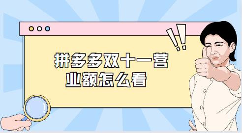 拼多多双十一营业额怎么看 