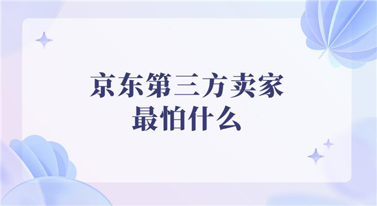 京东第三方卖家最怕什么