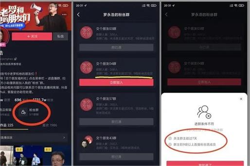 抖音粉丝团的群有什么用