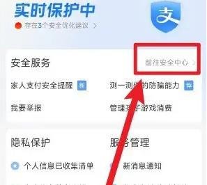 怎么设置支付宝大额保护