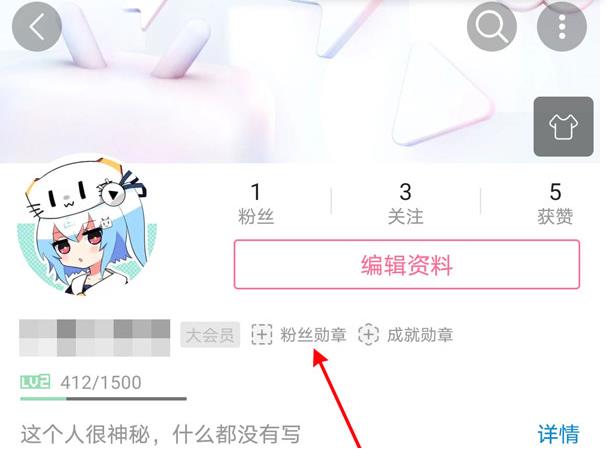 b站粉丝勋章在哪里查看