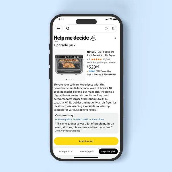 亚马逊“Help Me Decide”是什么 亚马逊“Help Me Decide”主要功能解析