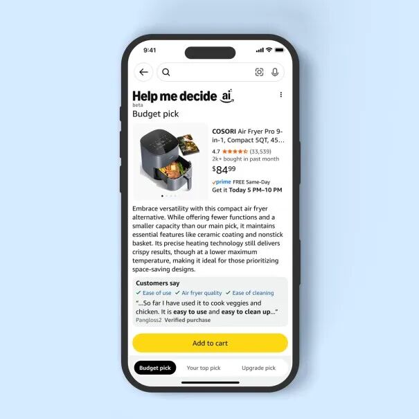 亚马逊“Help Me Decide”是什么 亚马逊“Help Me Decide”主要功能解析