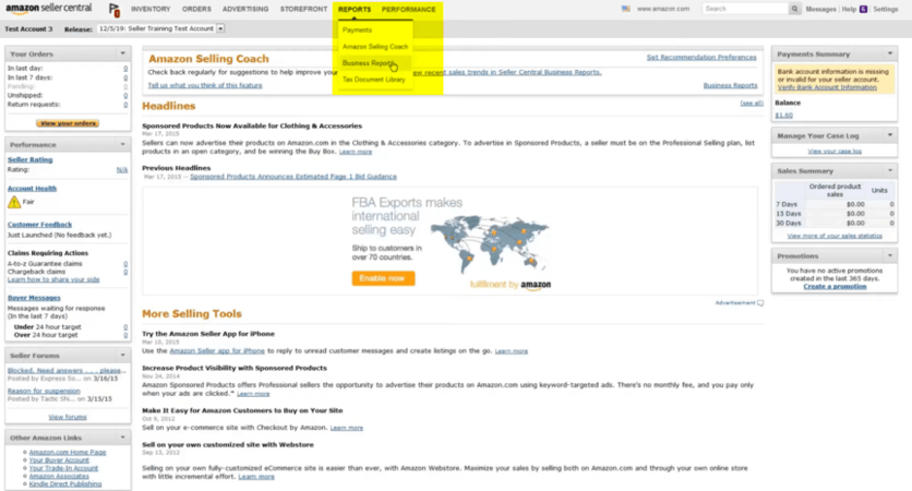 想提升亚马逊报告要看什么报告 亚马逊卖家报告查看策略