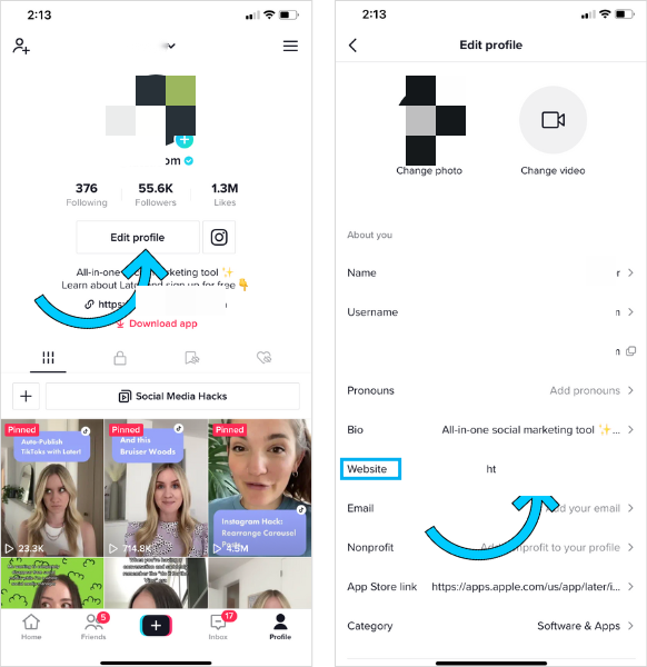 TikTok主页怎么添加独立站链接 TikTok主页添加独立站链接教程