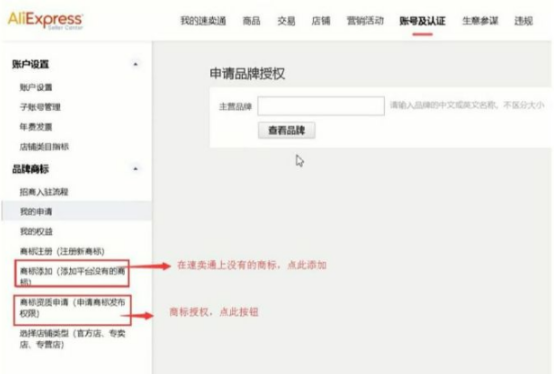 速卖通入驻商标都有哪些要求 速卖通入驻商标授权操作