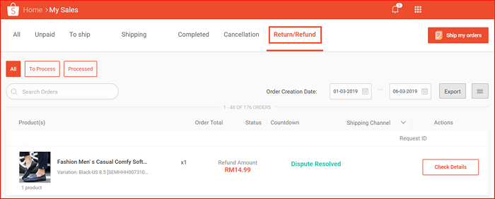 Shopee后台如何查询订单状态 shopee订单状态的介绍