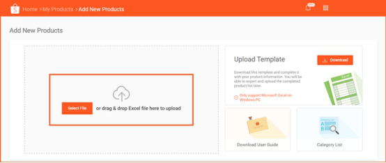 Shopee如何批量上传商品 操作流程介绍