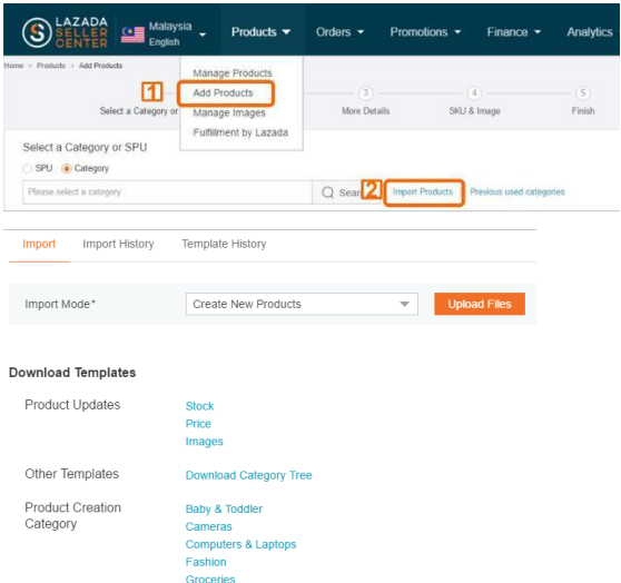 Lazada怎么上传产品 单个产品及批量产品上传操作流程
