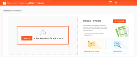 Shopee怎么样批量上传商品 操作流程介绍