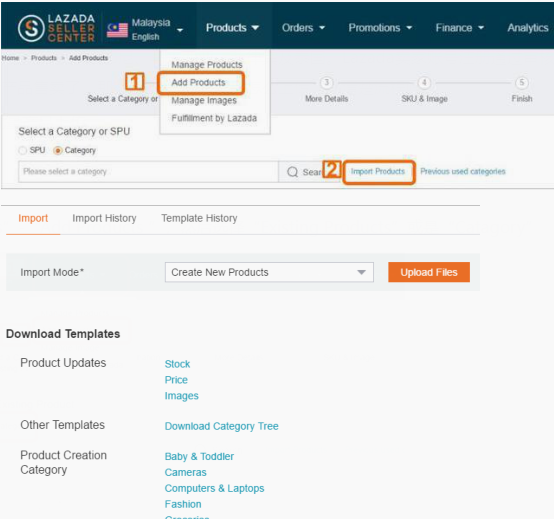 Lazada怎么上传产品 Lazada单个产品及批量产品上传操作流程