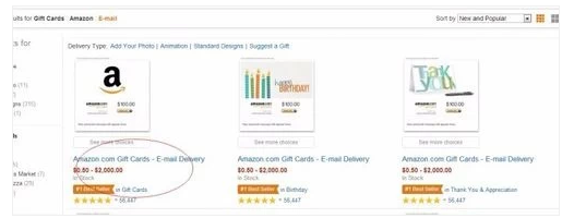 美国亚马逊礼品卡是什么 购买礼品卡方法