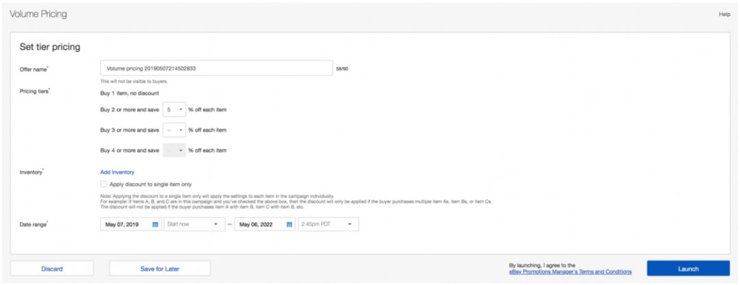 eBay批量购买折扣是什么 批量购买折扣设置流程
