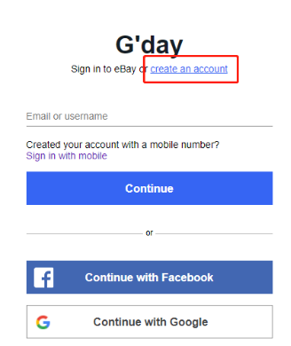 eBay au官网网址 卖家注册流程