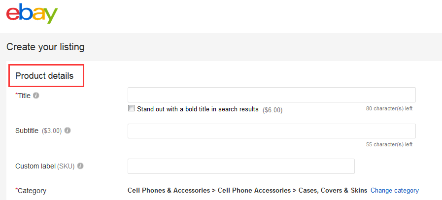 eBay单属性Listing怎么刊登 单属性Listing刊登流程