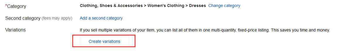 eBay单属性Listing怎么刊登 单属性Listing刊登流程