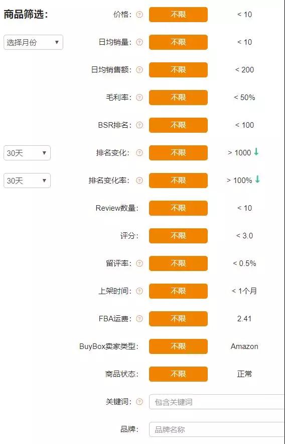 亚马逊免费大数据选品工具推荐 选品工具操作使用教程