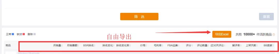 亚马逊免费大数据选品工具推荐 选品工具操作使用教程