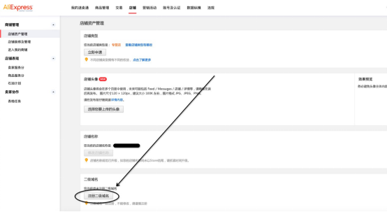 速卖通二级域名是什么 设置流程介绍