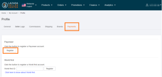 Lazada店铺怎么绑定P卡 P卡绑定教程