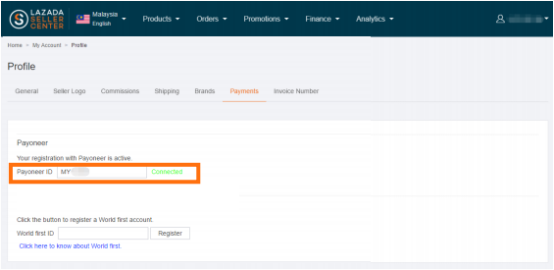 Lazada店铺怎么绑定P卡 P卡绑定教程