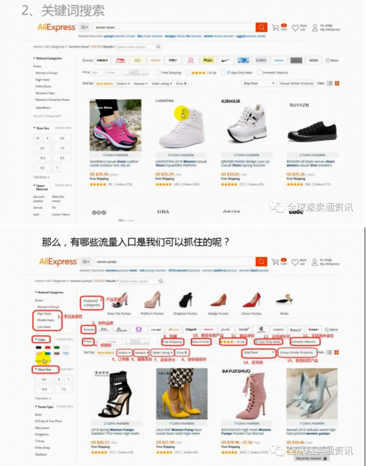 速卖通流量入口有哪些 提升速卖通流量的技巧